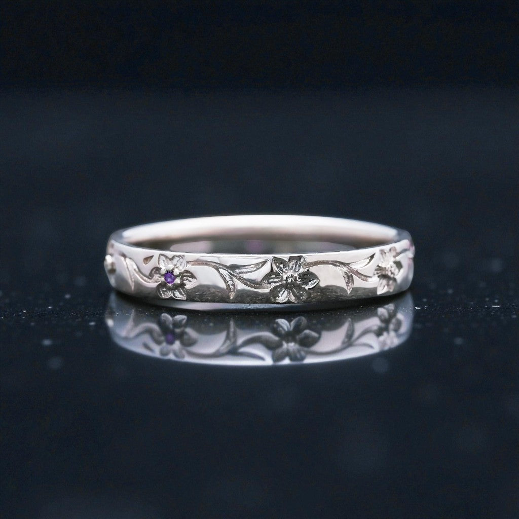 Twilight Vine Amethyst Ring