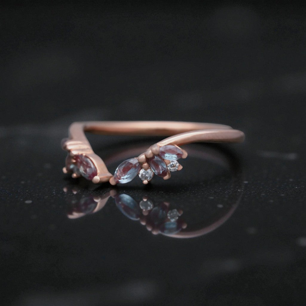 Blossom Aura Duo Ring