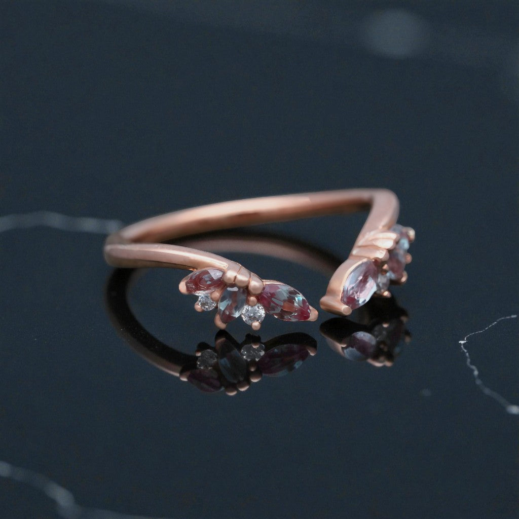 Blossom Aura Duo Ring