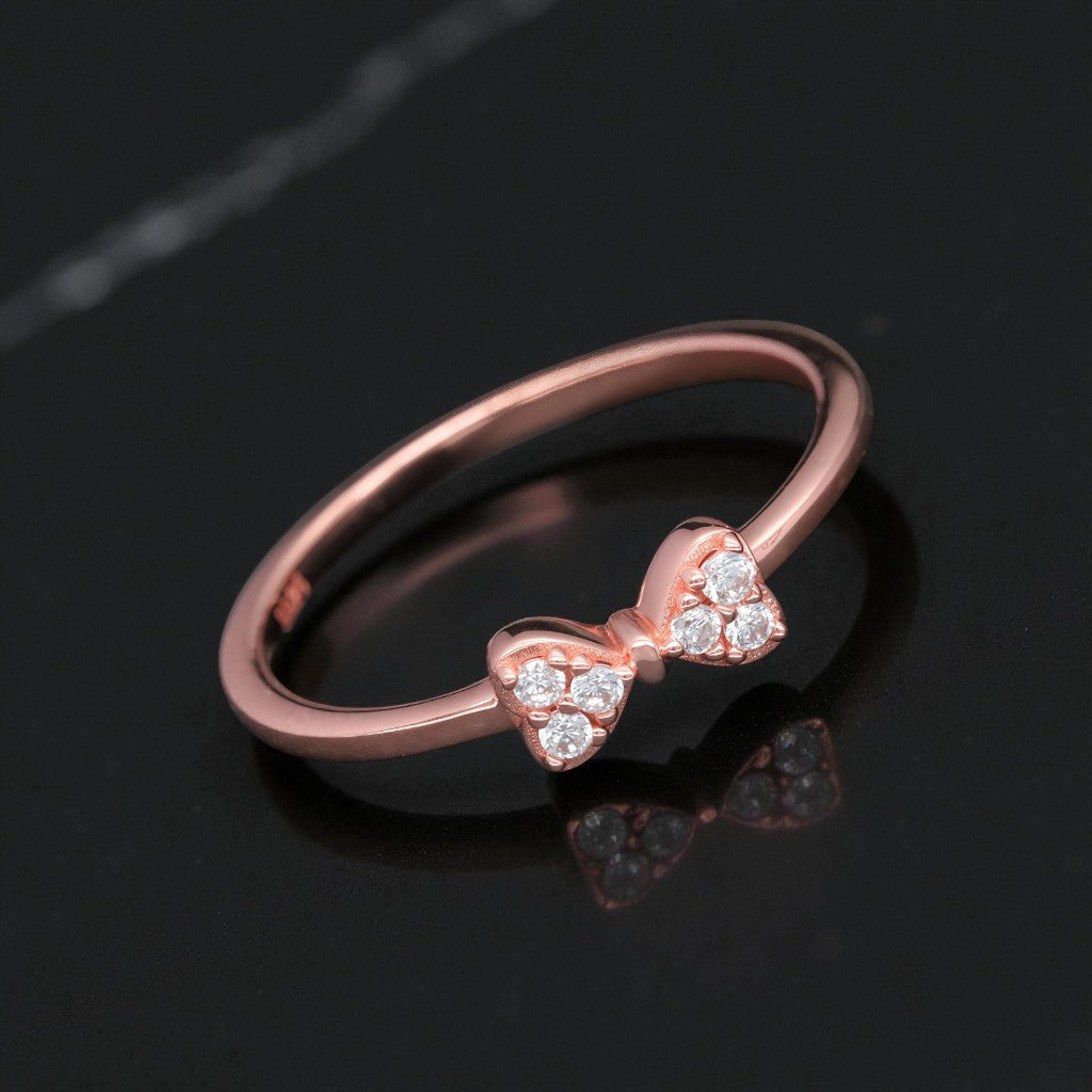 Celestial Moissanite Bow Ring