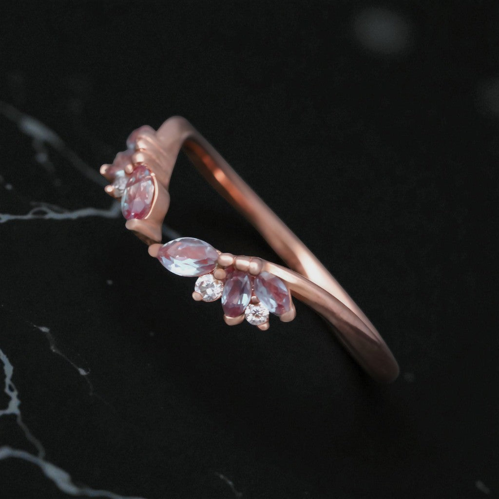 Blossom Aura Duo Ring